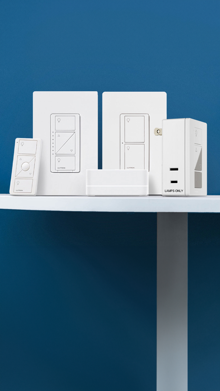 Smart switches, remotes, and dimmers.