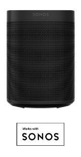 Black Sonos speaker